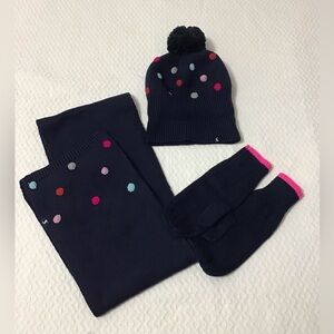 Joules Bella Girls Scarf and Pom Pom Hat Set Size 8-12Y - K104